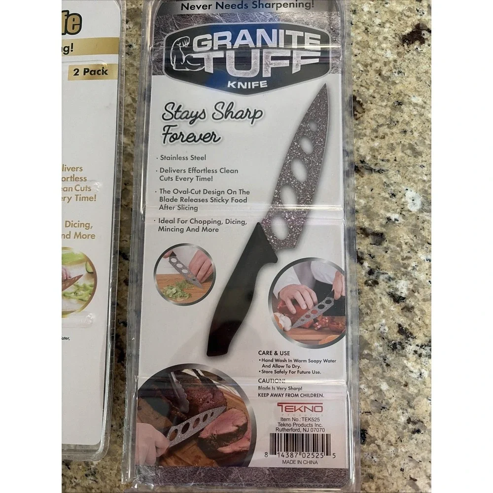Stay Sharp Forever Knives - Lot‎ Of 2 Packages (total 3 Knives)